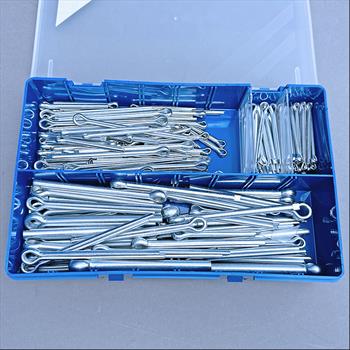 Split Pins Assorted Fasteners Pack - 220 pieces