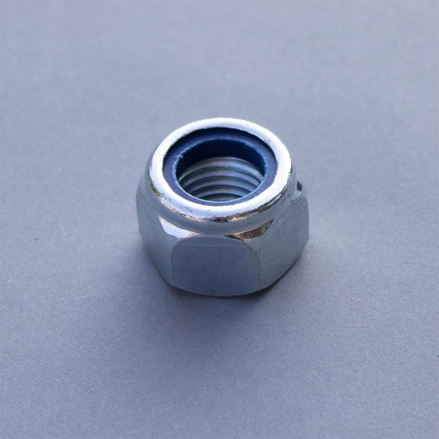 M3 Nyloc Nuts Zinc Plated